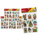 Αυτοκόλλητα Gelly Xmas Σχέδια σετ=10 τεμ 29x18cm Xmasfest 1134150
