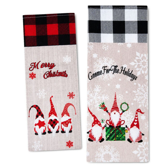 Θήκη Κρασιού Λινάτσα Xmas 37x14cm Xmasfest 1134228