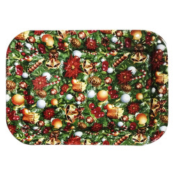Δισκάκι Χριστουγέννων Ορθογώνιο 33x23,5cm Xmasfest 113699