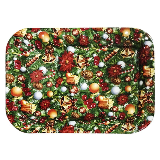 Δισκάκι Χριστουγέννων Ορθογώνιο 33x23,5cm Xmasfest 113699