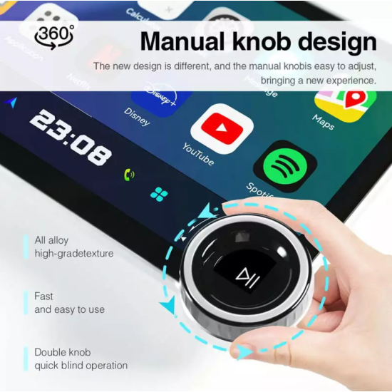 Οθόνη αυτοκινήτου monitor 10.1” Διπλό κουμπί 2+32G – XD2403