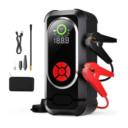 Φορητός εκκινητής αυτοκινήτου με αεροσυμπιεστή, 150PSI 800A 12V, οθόνη LED, φακό HW-0354