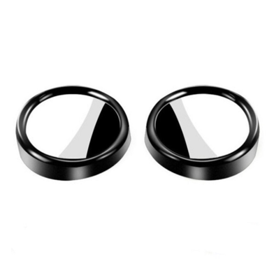 Σετ Καθρέπτες Νεκρής Γωνίας – Τυφλού Σημείου Αυτοκινήτου με πλαστικό περίβλημα 5cm 2τμχ HW-0338 Μαύρο