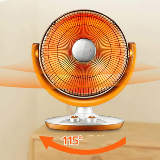 Φορητή ηλεκτρική θερμάστρα χαλαζία 900W 2 σκάλες QL2024-10