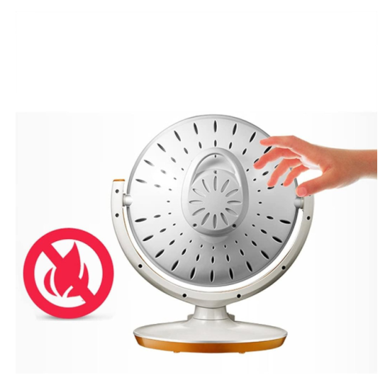 Φορητή ηλεκτρική θερμάστρα χαλαζία 900W 2 σκάλες QL2024-10
