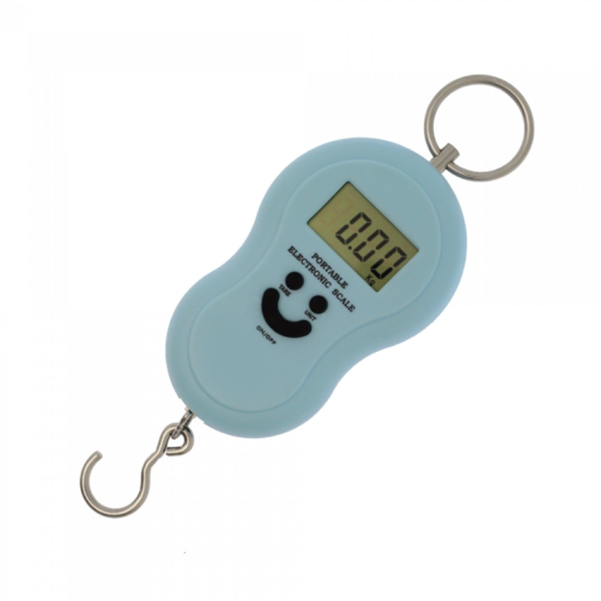 Φορητή ηλεκτρονική ζυγαριά με γάντζο στήριξης 10gr-50kg Portable Electronic Scale γαλάζιο OEM