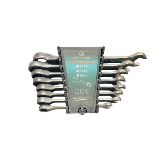 Σετ Γερμανοπολύγωνα 8 τεμ με Καστάνια Μακριά Μετρικά 8-10-11-12-13-14-17-19mm