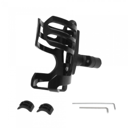 Βάση στήριξης για μπουκάλι/ποτήρι για τιμόνι μοτοσυκλέτας ή ποδηλάτου μαύρη OEM