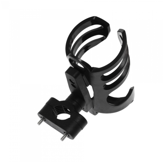 Βάση στήριξης για μπουκάλι/ποτήρι για τιμόνι μοτοσυκλέτας ή ποδηλάτου μαύρη OEM