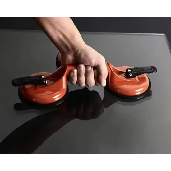 Διπλή Βεντούζα Αλουμινίου Διαμέτρου 32cm με Ικανότητα Συγκράτησης 80kg - ΟΕΜ