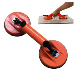 Διπλή Βεντούζα Αλουμινίου Διαμέτρου 32cm με Ικανότητα Συγκράτησης 80kg - ΟΕΜ