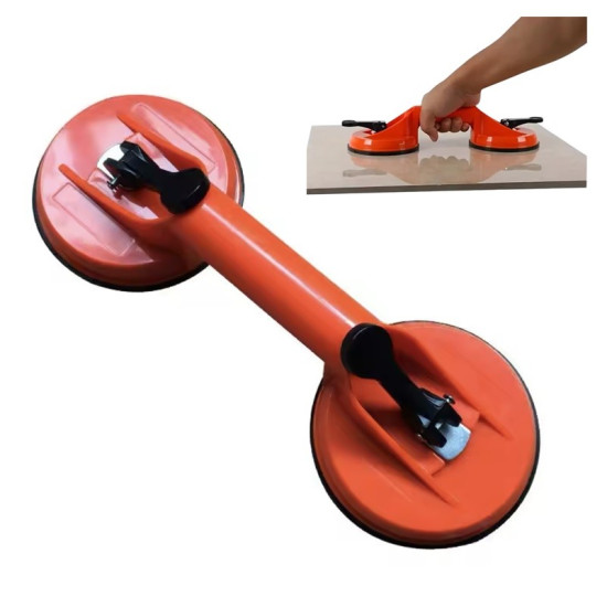 Διπλή Βεντούζα Αλουμινίου Διαμέτρου 32cm με Ικανότητα Συγκράτησης 80kg - ΟΕΜ