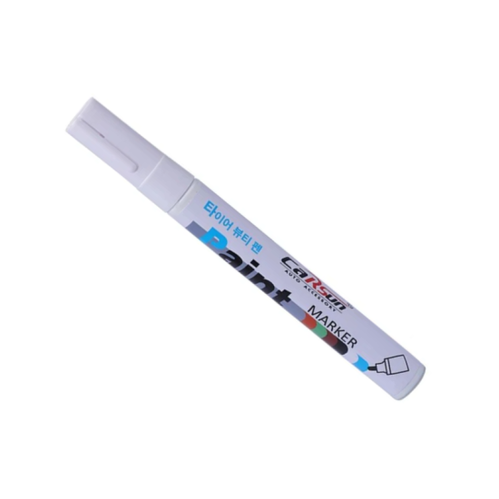 Αδιάβροχο στυλό ελαστικών αυτοκινήτου Tire Beauty Pen White C6119