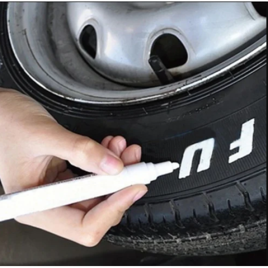 Αδιάβροχο στυλό ελαστικών αυτοκινήτου Tire Beauty Pen White C6119