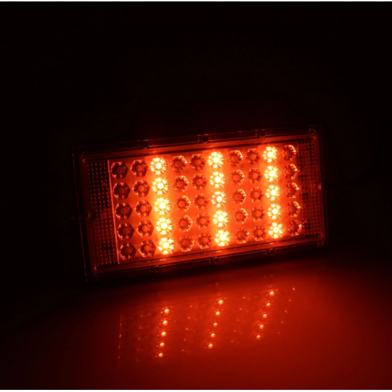LED Αδιάβροχος προβολέας super slim RGB 220V 50W 4500LM IP66 με τηλεχειριστήριο μαύρος ΟΕΜ