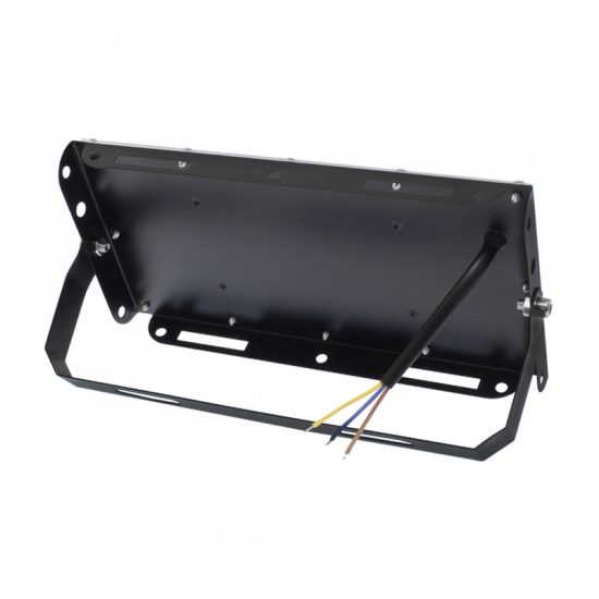 LED Αδιάβροχος προβολέας super slim RGB 220V 50W 4500LM IP66 με τηλεχειριστήριο μαύρος ΟΕΜ