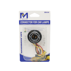 Σύνδεσμος επέκτασης υποδοχής λαμπτήρα αυτοκινήτου για διπολική λάμπα W12450-1