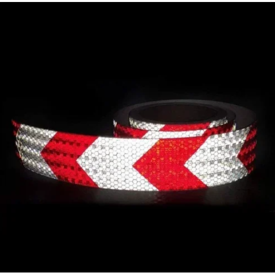 Αυτοκόλλητη Aνακλαστική Tαινία 50mm*5m Ασημί Κόκκινο Αυτοκόλλητη Aνακλαστική Tαινία 50mm*5m Ασημί Κόκκινο