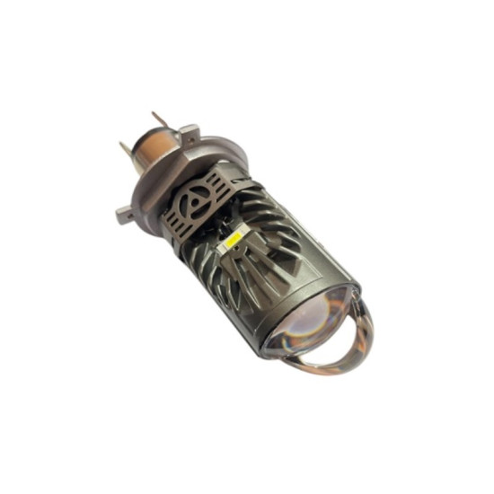 H4 LED Με Προτζέκτορα 12V 43W 4300LM 6500k IP68