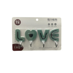 ΚΡΕΜΑΣΤΡΑ ΤΟΙΧΟΥ 4 ΘΕΣΕΩΝ LOVE 19x7x1εκ.