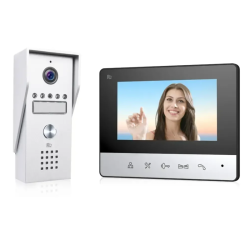Ασύρματο Σετ Θυροτηλεόρασης με Οθόνη και Κάμερα 1 Κουδουνιού RL-B7K