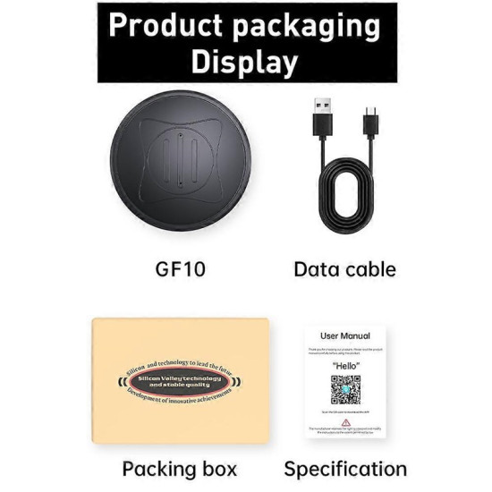Μίνι Μαγνητικό GPS Tracker GF10 Αδιάβροχο σε πραγματικό χρόνο - ΟΕΜ