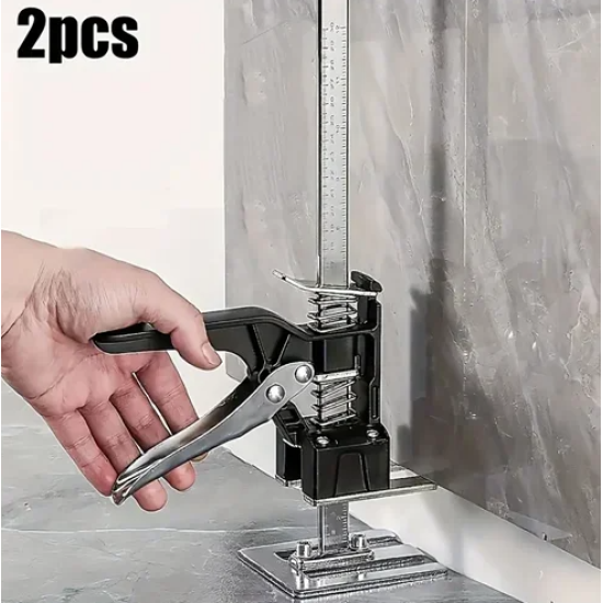 Μεταλλικά εργαλεία ανύψωσης 2 τεμάχια 30cm – ασημί/μαύρο