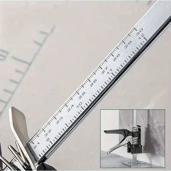 Μεταλλικά εργαλεία ανύψωσης 2 τεμάχια 30cm – ασημί/μαύρο