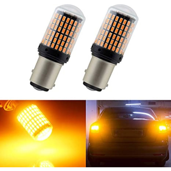 Σετ 2τμχ Διπολικές Λάμπες LED 1157 CanBus με 144 SMD 12V – Κόκκινο PLUS3 OEM