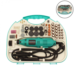 Σετ περιστροφικό πολυεργαλείο 135W με ρύθμιση ταχύτητας και ανταλλακτικά εξαρτήματα 211 τεμαχίων RDG135-211T Royce