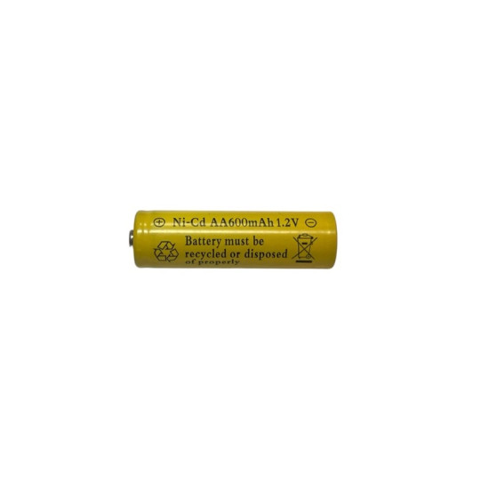 Eπαναφορτιζόμενη μπαταρία NI-CD ΑΑ 1.2V 2A 600mAh