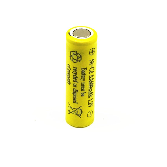 Eπαναφορτιζόμενη μπαταρία NI-CD ΑΑ 1.2V 2A 600mAh