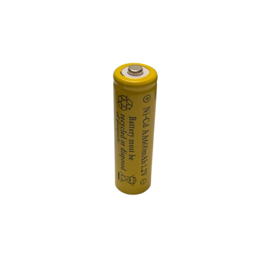 Eπαναφορτιζόμενη μπαταρία NI-CD ΑΑ 1.2V 2A 600mAh