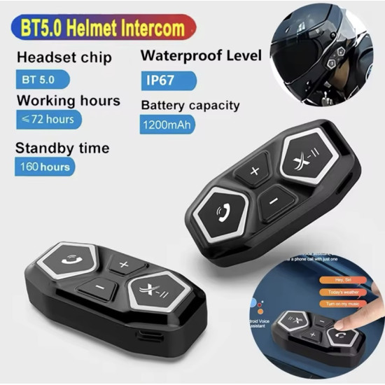 Ασύρματα ακουστικά Bluetooth για κράνος μοτοσικλέτας X11