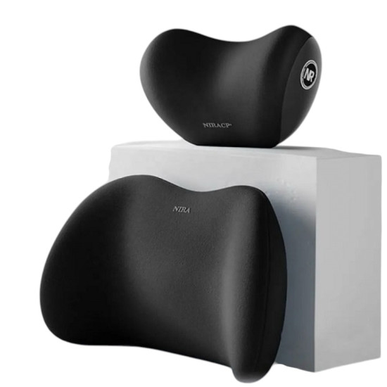 Σετ μαξιλαριού μνήμης προσκέφαλου και οσφυϊκής υποστήριξης αυτοκινήτου XH-6