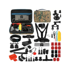 Σετ Αξεσουάρ 53 σε 1 για Action Cameras ZY-907 σχέδιο κάμο