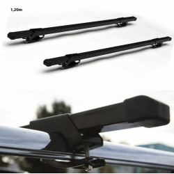 Μπάρες οροφής αυτοκινήτου για εργοστασιακές παράλληλες ράγες 120 cm 2 τμχ. HW-0351