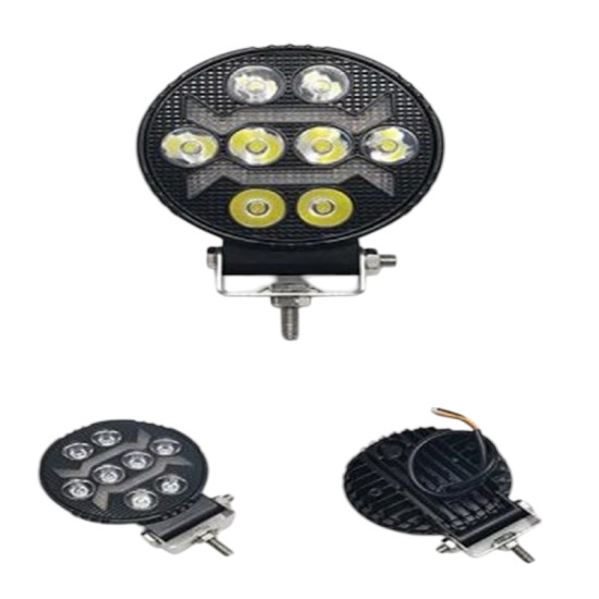 Led Προβολέας Aυτοκινήτου Off-Road 4″ 8Led 54W 6500K 10000lm