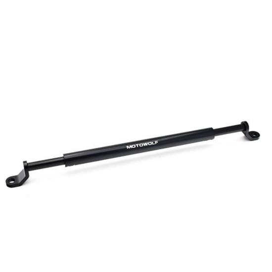 Motowolf Ρυθμιζόμενη Μπάρα Μοτοσυκλέτας Αλουμινίου για Τιμόνι Μαύρο MDL3514 
