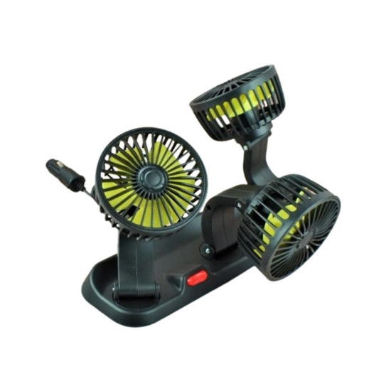 Ανεμιστήρας καμπίνας οχημάτων τριπλός - 12V - XW-55