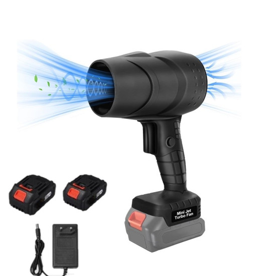 Επαναφορτιζόμενος Φυσητήρας Χειρός με Δύο Μπαταρίες Λιθίου 36v Μαύρο.