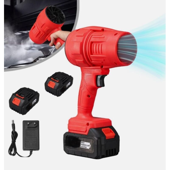 Επαναφορτιζόμενος Φυσητήρας Χειρός με Δύο Μπαταρίες Λιθίου 36v Μαύρο.