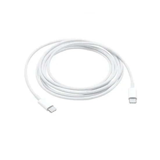 Καλώδιο γρήγορης φόρτισης από Type-c 2.1A σε Type-c σε λευκό χρώμα 2m.