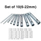 Σετ μπουζόκλειδα 6-22mm 10 τεμαχίων OEM