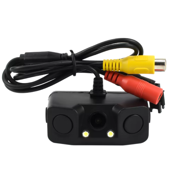 Universal Κάμερα Οπισθοπορείας & Αισθητήρες Παρκαρίσματος 2 σε 1 OEM – Μαύρο