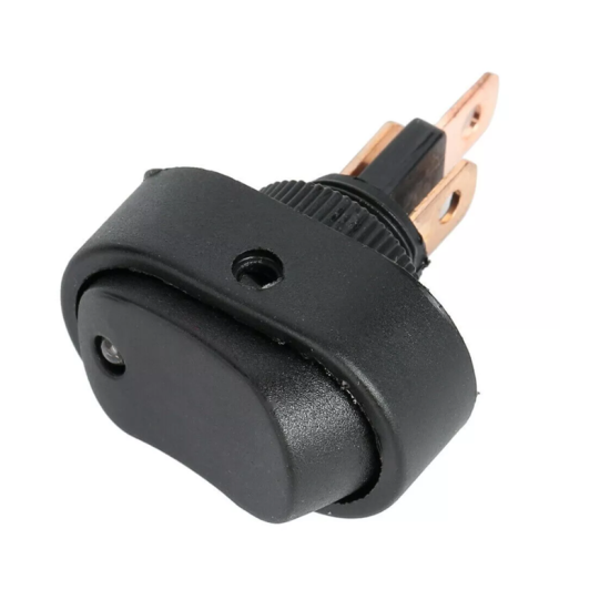 Διακόπτης Χωνευτός Λευκός Φωτισμός ON/OFF για Μπάρες Led 12V 30A