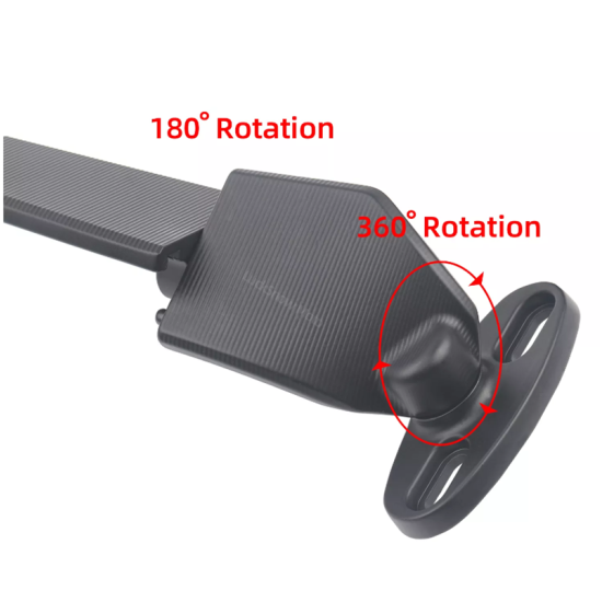 Καθρέπτες universal μοτοσυκλέτας super sport mini SP01 – Μαύρος