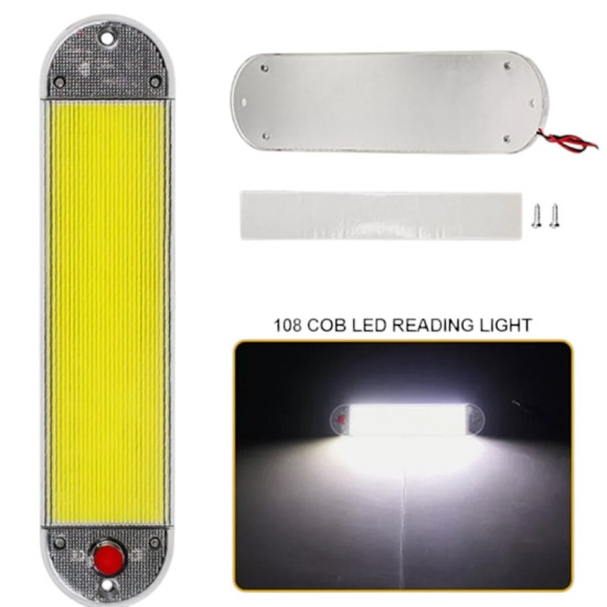 Βοηθητικό LED εσωτερικό φως COB 12V/24V 108W ψυχρό λευκό 6000K για αυτοκίνητο/φορτηγό/βάρκα 1 τεμ. – OEM