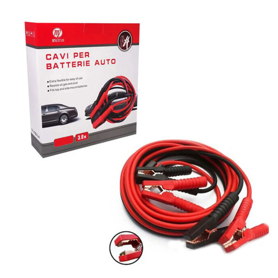 Καλώδια Εκκίνησης Μπαταρίας – Κινητήρα Αυτοκινήτου 4000A 2.3m MY-CTC-4000W
