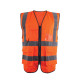 Γιλέκο Ασφαλείας – Εργασίας Φωσφοριζέ σε Πορτοκαλί Χρώμα XXL